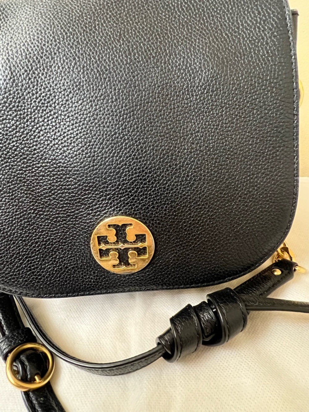 Tory Burch Leather Flap Crossbody with EUC - Picture 17 of 17